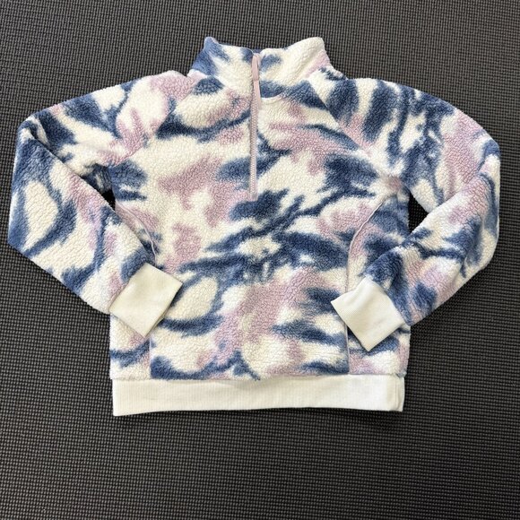 Athleta Girl half zip fleece size M (8-10) - Picture 1 of 3